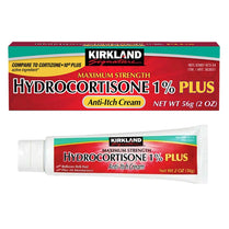 Kirkland 1% Hydrocortizone 56g Cream Skin Eczema Dematitis Anti Itching Relief