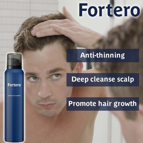Fortero Hair Growth Shampoo for Men Carbonic acid shampoo Hair care to ...