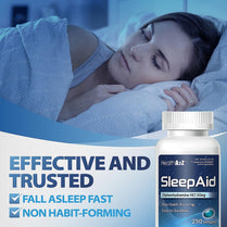 HealthA2Z Sleep Aid Diphenhydramine MEGA VALUE 50mg 250 Softgels