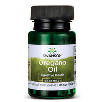 Swanson Oregano Oil 10:1 Organic Extract 120 Capsules