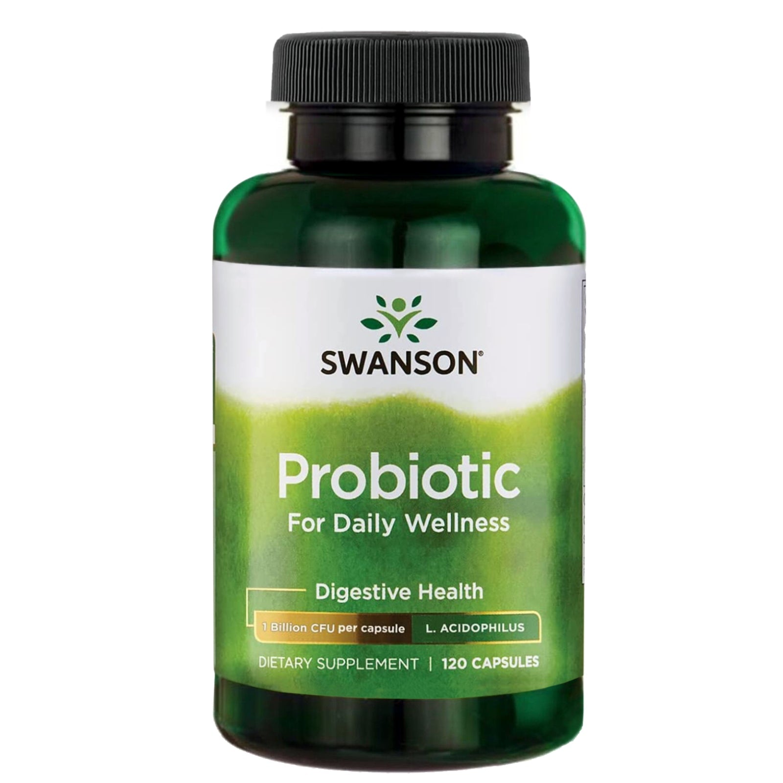 Probiotics Swanson Probiotic 100% Acidophilus 20 billion CFU 120 capsu ...