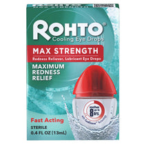 Rohto Cooling Lubricant Eye Drops Max Strength Redness Relief