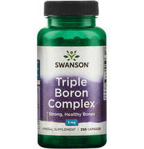 Swanson Boron Triple Complex  3mg 250 Caps COMPLETE BORON FORMULA Strong Bones